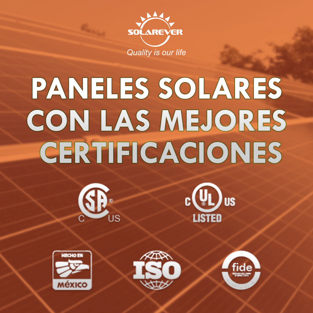 Certificaciónes Solarever